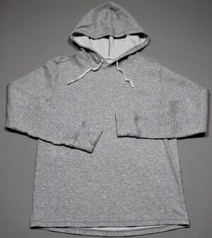 REI Cooperative Hoodie Mens Medium Heather Gray Pullover Sweatshirt